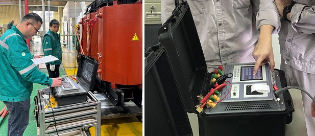 winding resistance tester is testing power transformer winding resistance tester is testing power transformer