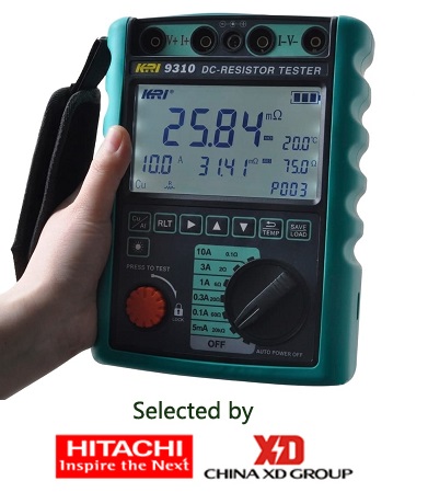 KRI 9310 Handheld Winding Resistance Tester (Selected by Hitachi) --Kingrun