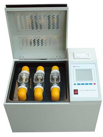 Transformer oil voltage breakdown tester