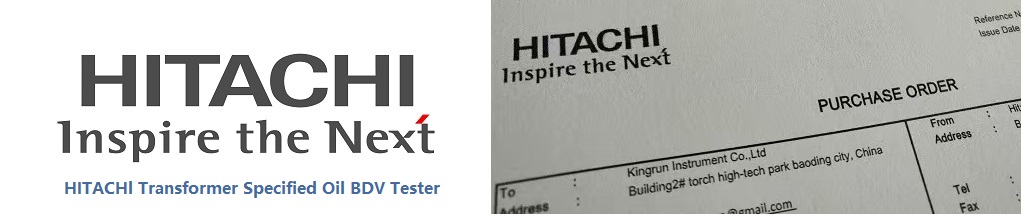 HITACHl Transformer Specified <a href=https://www.kritester.com/product/oil-breakdown-voltage-tester.html target='_blank'>oil BDV tester</a>